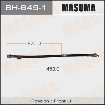 Masuma BH-649-1 Гальмівний шланг BH6491: Купити в Україні - Добра ціна на EXIST.UA!