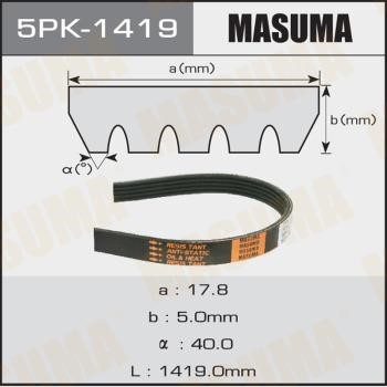 Masuma 5PK-1419 Ремінь поліклиновий 5PK1419: Купити в Україні - Добра ціна на EXIST.UA!