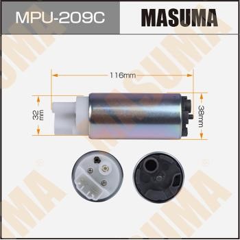 Masuma MPU-209C Насос паливний MPU209C: Купити в Україні - Добра ціна на EXIST.UA!