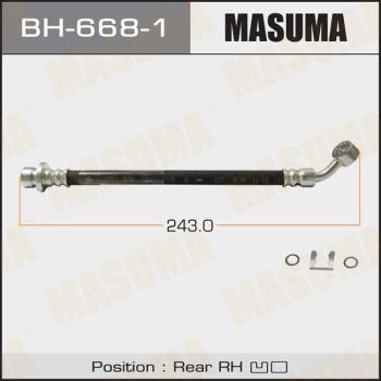 Masuma BH-668-1 Гальмівний шланг BH6681: Купити в Україні - Добра ціна на EXIST.UA!