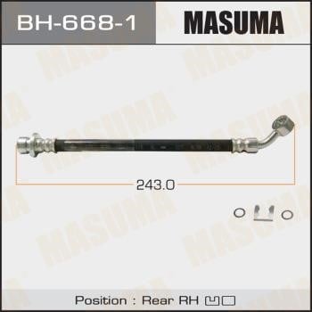 Masuma BH-668-1 Гальмівний шланг BH6681: Купити в Україні - Добра ціна на EXIST.UA!