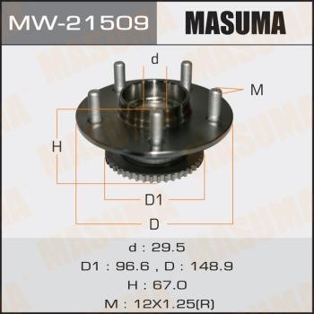 Masuma MW-21509 Маточина колеса задня MW21509: Купити в Україні - Добра ціна на EXIST.UA!