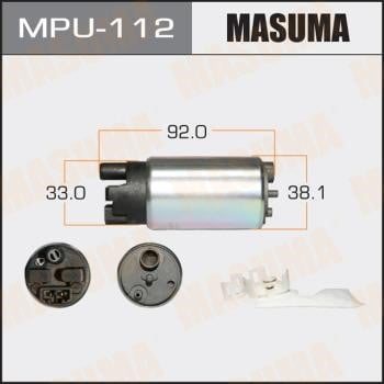 Masuma MPU-112 Насос паливний MPU112: Приваблива ціна - Купити в Україні на EXIST.UA!