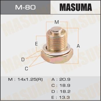 Masuma M-80 Пробка піддону M80: Купити в Україні - Добра ціна на EXIST.UA!