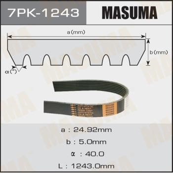 Masuma 7PK-1243 Ремінь поліклиновий 7PK1243: Купити в Україні - Добра ціна на EXIST.UA!