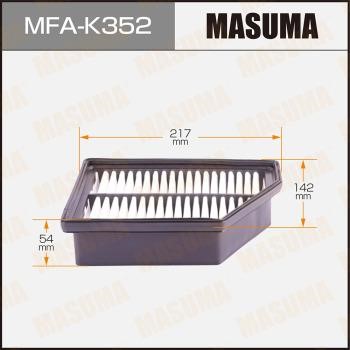 Masuma MFA-K352 Повітряний фільтр MFAK352: Купити в Україні - Добра ціна на EXIST.UA!