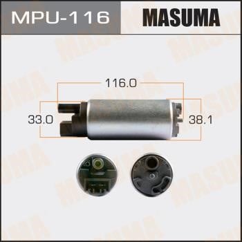 Masuma MPU-116 Насос паливний MPU116: Купити в Україні - Добра ціна на EXIST.UA!