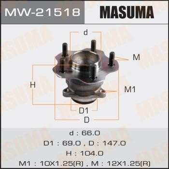 Masuma MW-21518 Маточина колеса MW21518: Купити в Україні - Добра ціна на EXIST.UA!