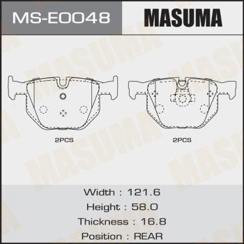 Masuma MS-E0048 Колодки гальмівні барабанні, комплект MSE0048: Купити в Україні - Добра ціна на EXIST.UA!