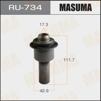 Masuma RU-734 Сайлентблок балки передньої RU734: Купити в Україні - Добра ціна на EXIST.UA!
