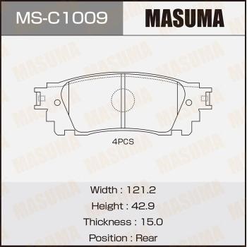 Masuma MS-C1009 Колодки гальмівні барабанні, комплект MSC1009: Купити в Україні - Добра ціна на EXIST.UA!