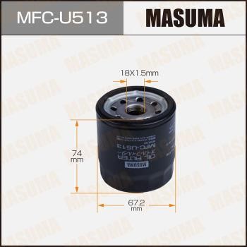Masuma MFC-U513 Фільтр масляний MFCU513: Купити в Україні - Добра ціна на EXIST.UA!