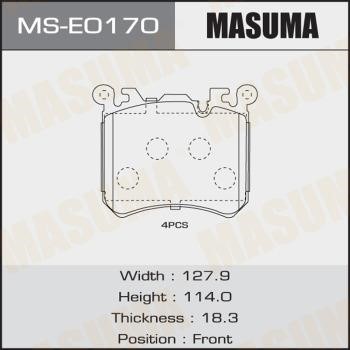 Masuma MS-E0170 Колодки гальмівні барабанні, комплект MSE0170: Купити в Україні - Добра ціна на EXIST.UA!