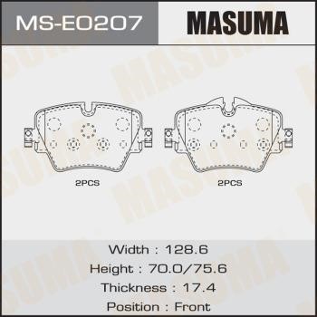 Masuma MS-E0207 Колодки гальмівні барабанні, комплект MSE0207: Купити в Україні - Добра ціна на EXIST.UA!
