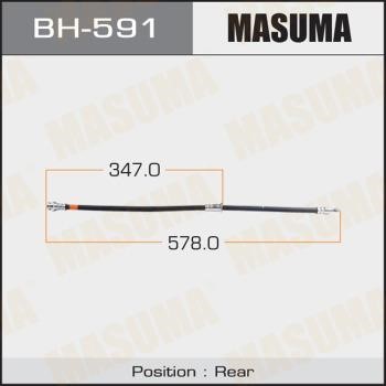 Masuma BH-591 Гальмівний шланг BH591: Купити в Україні - Добра ціна на EXIST.UA!