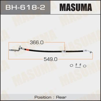 Masuma BH-618-2 Гальмівний шланг BH6182: Приваблива ціна - Купити в Україні на EXIST.UA!
