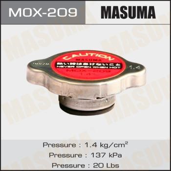 Masuma MOX-209 Запірна кришка, бак охолоджувальної рідини MOX209: Купити в Україні - Добра ціна на EXIST.UA!