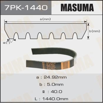 Masuma 7PK-1440 Ремінь поліклиновий 7PK1440: Купити в Україні - Добра ціна на EXIST.UA!