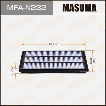 Masuma MFA-N232 Повітряний фільтр MFAN232: Купити в Україні - Добра ціна на EXIST.UA!