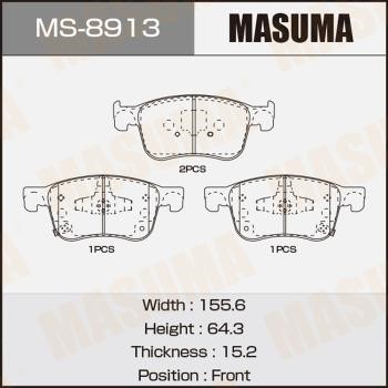 Masuma MS-8913 Колодки гальмівні барабанні, комплект MS8913: Купити в Україні - Добра ціна на EXIST.UA!