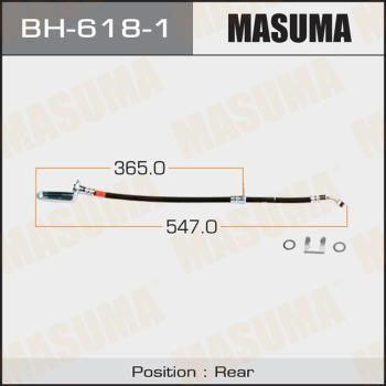 Masuma BH-618-1 Гальмівний шланг BH6181: Купити в Україні - Добра ціна на EXIST.UA!