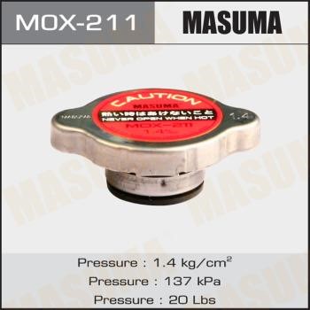 Masuma MOX-211 Запірна кришка, бак охолоджувальної рідини MOX211: Приваблива ціна - Купити в Україні на EXIST.UA!