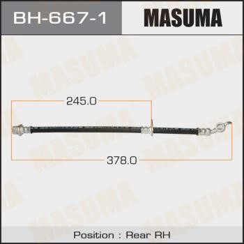 Masuma BH-667-1 Гальмівний шланг BH6671: Купити в Україні - Добра ціна на EXIST.UA!