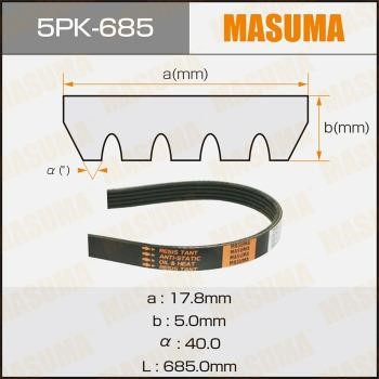 Masuma 5PK-685 Ремінь поліклиновий 5PK685: Купити в Україні - Добра ціна на EXIST.UA!
