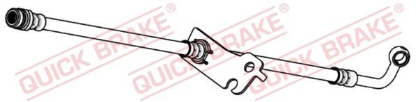Quick brake 58.810 Гальмівний шланг 58810: Купити в Україні - Добра ціна на EXIST.UA!