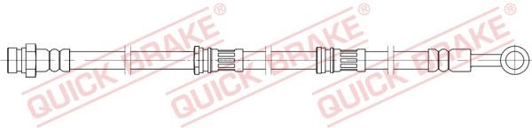 Quick brake 58.828 Гальмівний шланг 58828: Купити в Україні - Добра ціна на EXIST.UA!