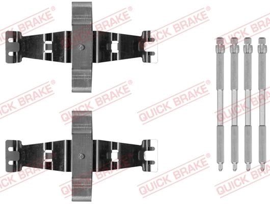 Quick brake 109-0042 Комплект монтажний гальмівних колодок 1090042: Купити в Україні - Добра ціна на EXIST.UA!