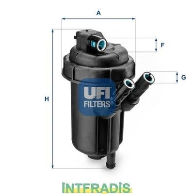 Intfradis 101052 Корпус, паливний фільтр 101052: Купити в Україні - Добра ціна на EXIST.UA!