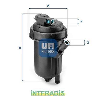 Intfradis 101065 Корпус, паливний фільтр 101065: Купити в Україні - Добра ціна на EXIST.UA!