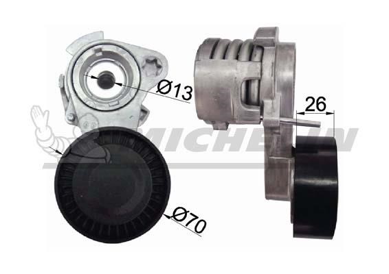 Michelin Engine Parts SMAMP01349 Ролик натяжний SMAMP01349: Купити в Україні - Добра ціна на EXIST.UA!