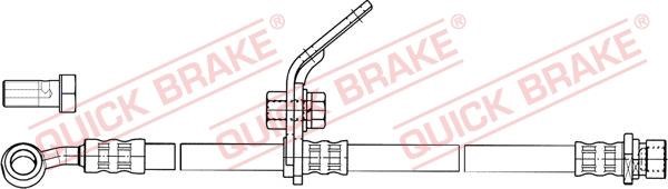 Quick brake 50.845X Гальмівний шланг 50845X: Купити в Україні - Добра ціна на EXIST.UA!