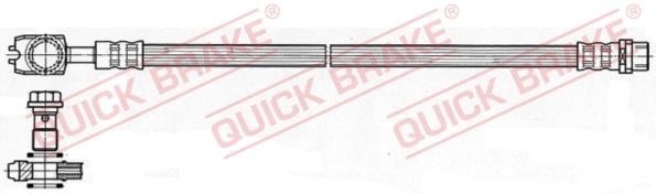 Quick brake 50048X Гальмівний шланг 50048X: Купити в Україні - Добра ціна на EXIST.UA!