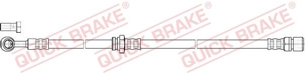 Quick brake 50.851X Гальмівний шланг 50851X: Купити в Україні - Добра ціна на EXIST.UA!