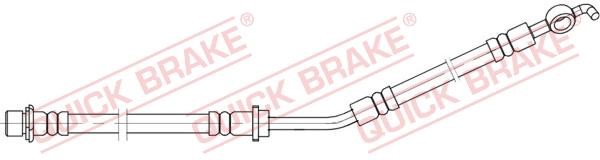 Quick brake 58.866 Гальмівний шланг 58866: Купити в Україні - Добра ціна на EXIST.UA!