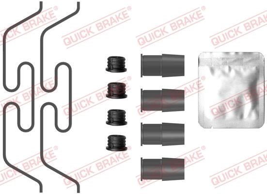 Quick brake 109-0086 Комплект монтажний гальмівних колодок 1090086: Купити в Україні - Добра ціна на EXIST.UA!