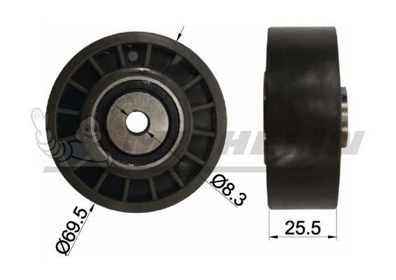 Michelin Engine Parts SMAMP01014 Ролик обвідний SMAMP01014: Купити в Україні - Добра ціна на EXIST.UA!