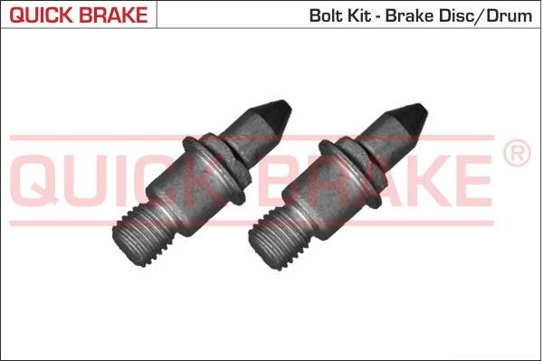 Quick brake 11677K Гвинт, гальмівний диск 11677K: Купити в Україні - Добра ціна на EXIST.UA!