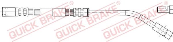 Quick brake 80.301X Гальмівний шланг 80301X: Купити в Україні - Добра ціна на EXIST.UA!