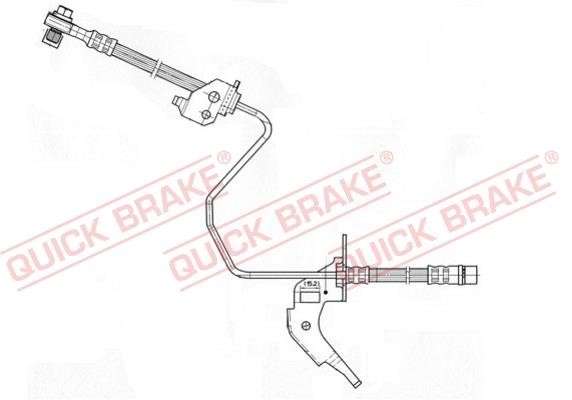 Quick brake 59.959X Гальмівний шланг 59959X: Купити в Україні - Добра ціна на EXIST.UA!