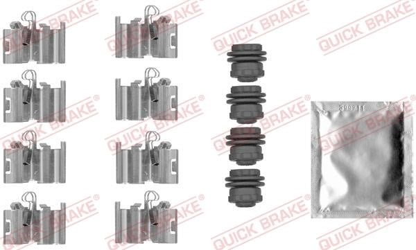 Quick brake 109-0015 Комплект монтажний гальмівних колодок 1090015: Купити в Україні - Добра ціна на EXIST.UA!
