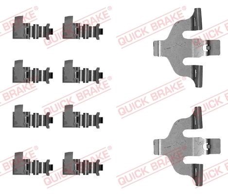 Quick brake 109-0066 Комплект монтажний гальмівних колодок 1090066: Приваблива ціна - Купити в Україні на EXIST.UA!