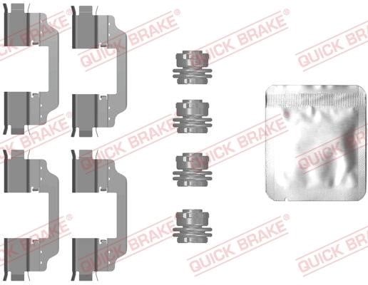 Quick brake 109-0101 Комплект монтажний гальмівних колодок 1090101: Купити в Україні - Добра ціна на EXIST.UA!