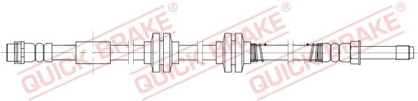 Quick brake 32.825 Гальмівний шланг 32825: Купити в Україні - Добра ціна на EXIST.UA!