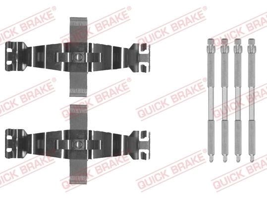 Quick brake 109-0022 Комплект монтажний гальмівних колодок 1090022: Купити в Україні - Добра ціна на EXIST.UA!