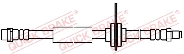 Quick brake 32.710 Гальмівний шланг 32710: Купити в Україні - Добра ціна на EXIST.UA!