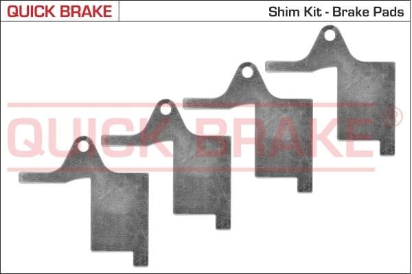 Quick brake 2896K Протискрипна плівка, гальмівна накладка (опорна пластина) 2896K: Купити в Україні - Добра ціна на EXIST.UA!